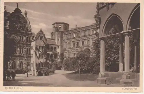 Heidelberg Schlosshof gl1913 214.132