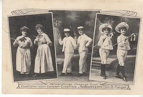 Concert-Enssembler "Nordstern" Verwandlungs-Gesangs-Duett gl1911 C8191