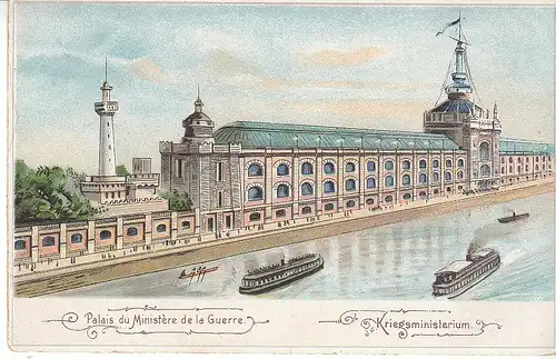 Palais du Ministère de la Guerre Litho - Wo, bitte schön? ngl C6151
