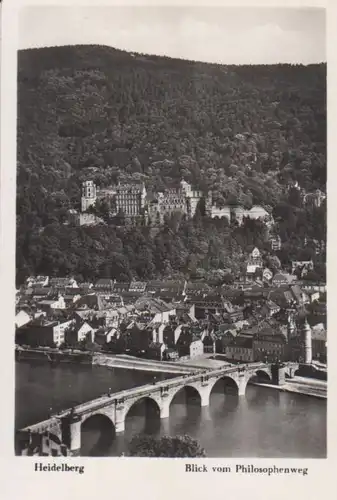 Heidelberg Blick vom Philosophenweg gl1950 214.142