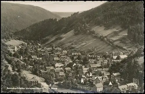 Unterweißbach/Thüringer Wald Panorama gl1958 139.053