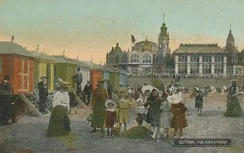 Ostende - Vue sur la Plage ngl 136.587