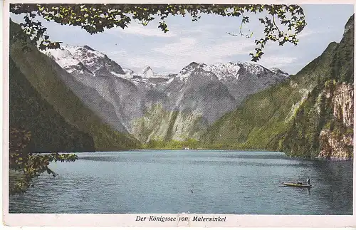 Der Königssee vom Malerwinkel ngl C8330