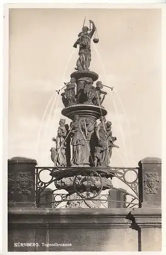 Nürnberg Tugendbrunnen ngl C8340