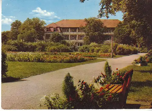 Bad Windsheim Blick in den Kurpark gl1965 C6390