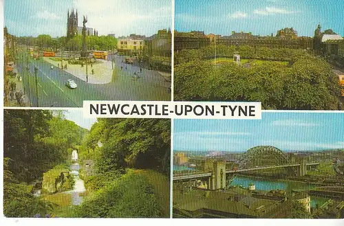 Newcastle-upon-Tyne Mehrbildkarte ngl C5722