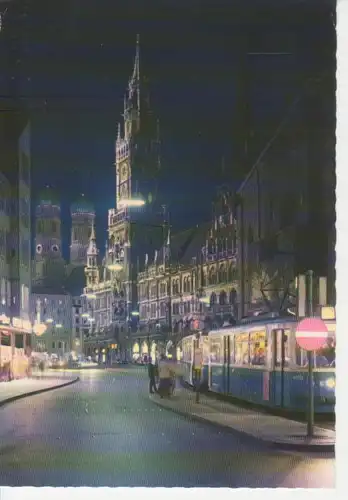München - Marienplatz bei Nacht gl1969 216.555