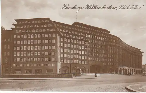 Hamburg's Wolkenkratzer Chile Haus ngl C5886
