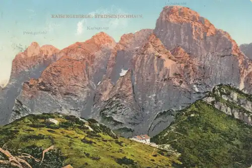 Berghütte: Kaisergebirge Stripsenjochhaus gl1911 104.667