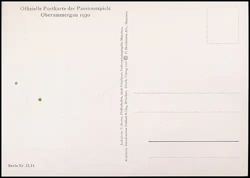 Oberammergau - Passionsspiele 1930 ngl 137.783