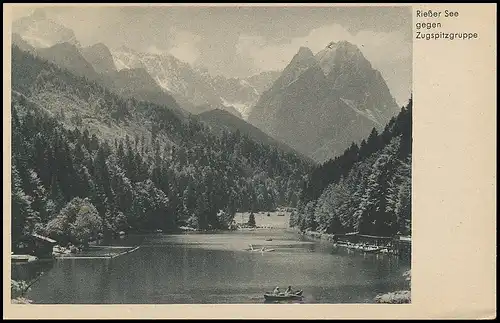 Rießer See gegen Zugspitzgruppe ngl 137.823