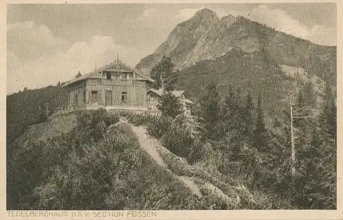 Berghütte: Tegelberghaus D.O.A.V. Sektion Füssen ngl 104.687