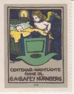 Nürnberg Glafey Centenar-Nachtlichte MARKE 217.162