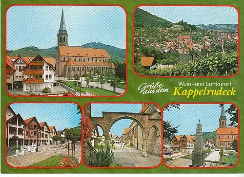 Kappelrodeck im Schwarzwald Mehrbildkarte ngl C6036