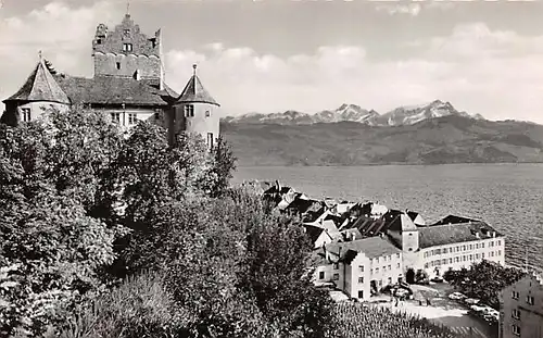 Meersburg/Bodensee Schloss und Teilansicht ngl 140.997