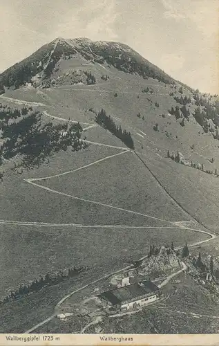 Berghütte: Wallberggipfel und Wallberghaus ngl 104.744