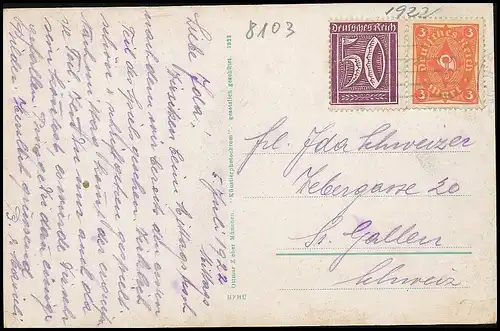 Oberammergau - Panorama mit Weiherbad gl1922 137.871