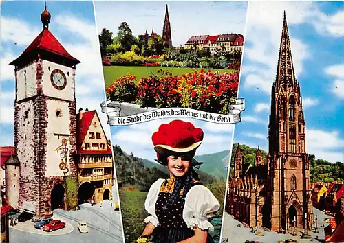 Freiburg im Breisgau Teilansichten ngl 141.057