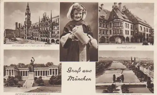 München - Mehrbildkarte gl1938 216.740