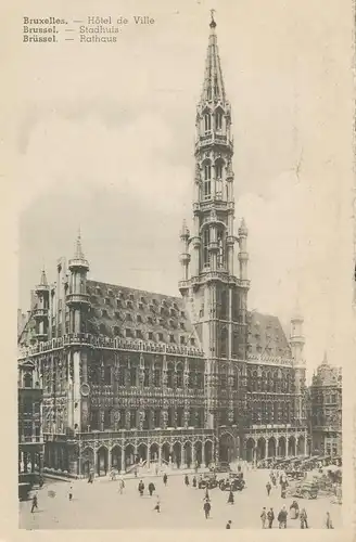 Bruxelles L'Hôtel de Ville ngl 136.535
