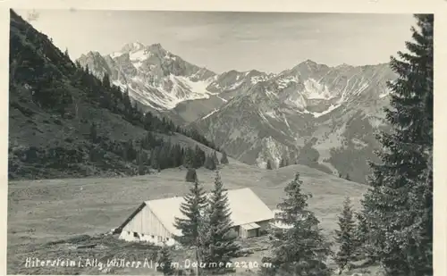 Berghütte: Hinterstein im Allgäu Willers Alpe mit Daumen gl1951 104.754