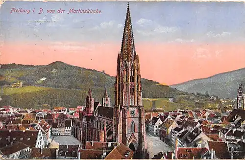 Freiburg im Breisgau von der Martinskirche feldpgl1916 141.107