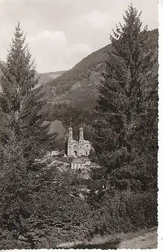 Luftkurort Todtnau im Schwarzwald Stadtkirche gl1956 C8556