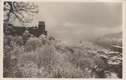Heidelberg Panorama zur Winterzeit gl1933 214.088