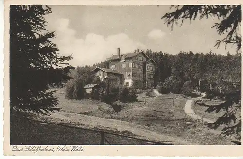 Das Schöffenhaus, Thür. Wald nahe Ilmenau ngl C8636