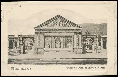 Oberammergau - Passionsspieltheater Bühne ngl 137.876