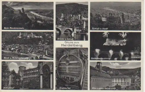 Heidelberg Teilansichten gl1935 214.113