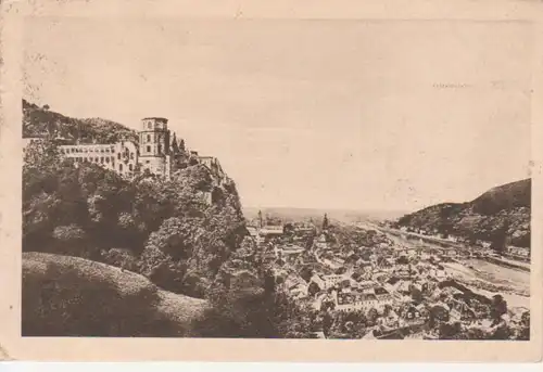 Heidelberg Blick von der Terrasse gl1924 214.123