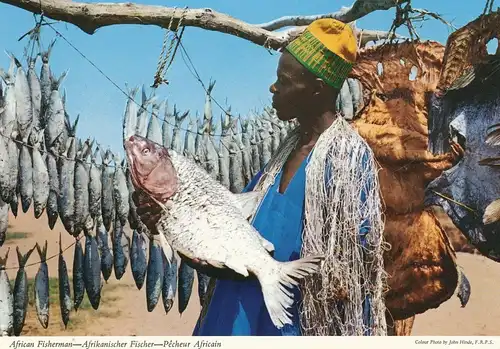 Angeln: Afrikanischer Fischer ngl 136.688