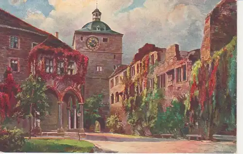 Heidelberg Schlosshof gl1911 214.164