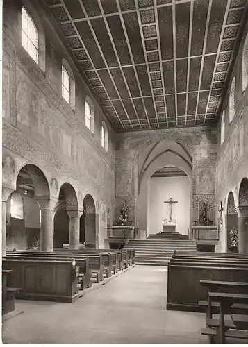 Insel Reichenau im Bodensee Stiftskirche St.Georg innen ngl C6051