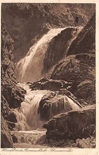 Wasserfall in der Ravennaschlucht (Schwarzwald) gl1932 142.545