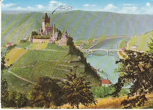 Cochem an der Mosel mit Burg Cochem gl1966 C6752