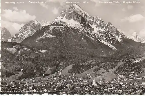 Mittenwald gegen Wettersteingebirge ngl C7349