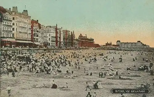 Ostende - Vue sur la Plage ngl 136.599