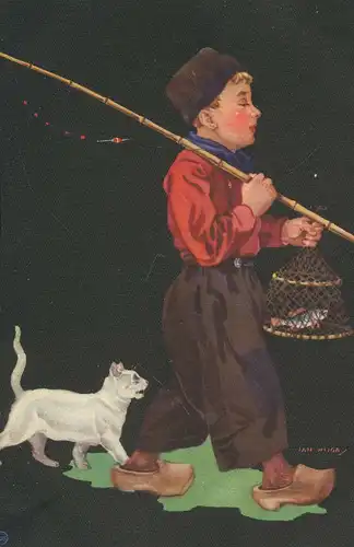 Angeln/Fischerei: Fisch im Netz ngl 136.720