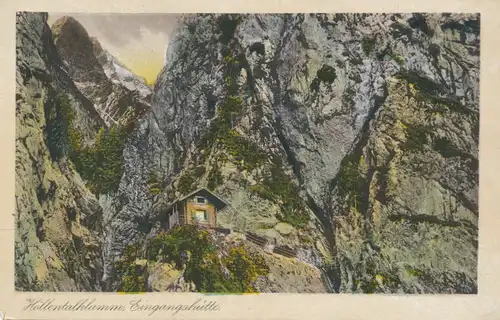 Berghütte: Höllentalklamm Eingangshütte ngl 104.337