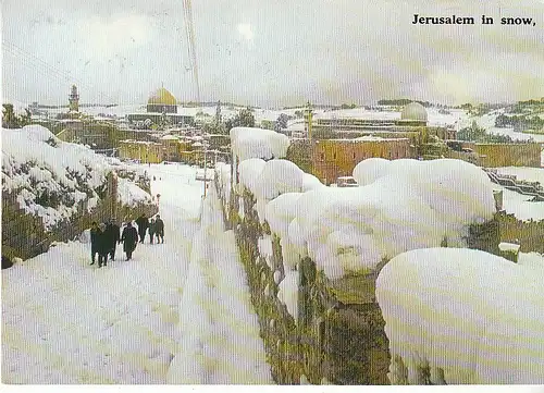 IL Jerusalem in snow glum 1975? C6842