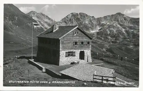 Berghütte: Stuttgarter Hütte Krabachspitze gl1958 104.658