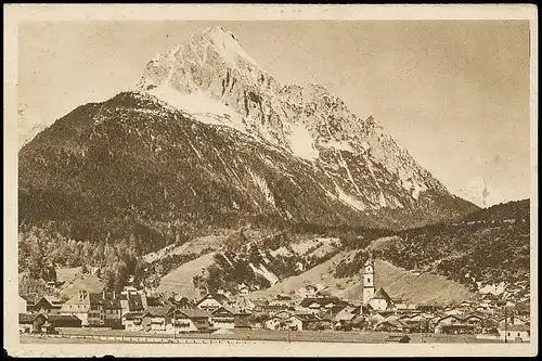 Mittenwald - Panorama gegen Wetterstein ngl 138.015