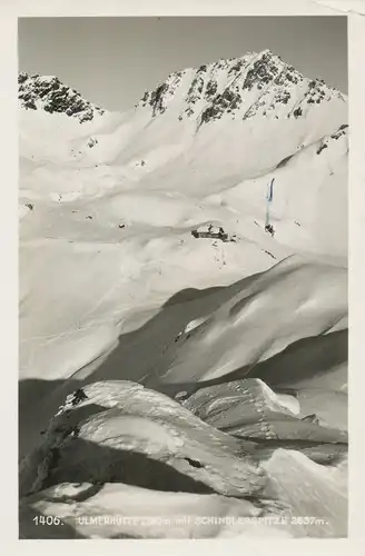 Berghütte: Ulmerhütte mit Schindlerspitze gl1938 104.698