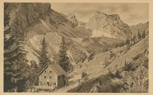 Berghütte: Otto Mayrhütte mit Schartschrofen ngl 104.486