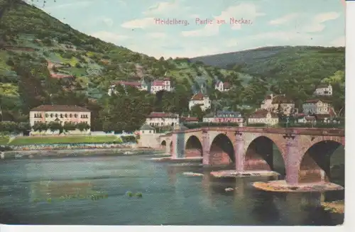 Heidelberg Partie am Neckar gl1911 214.058