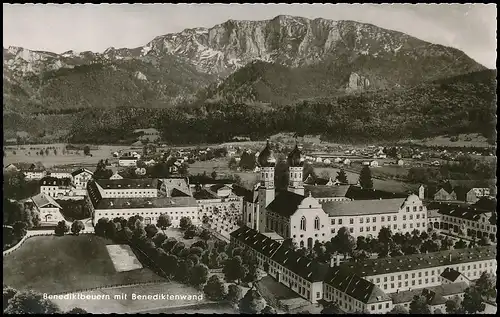 Benediktbeuern Panorama mit Benediktenwand ngl 139.531