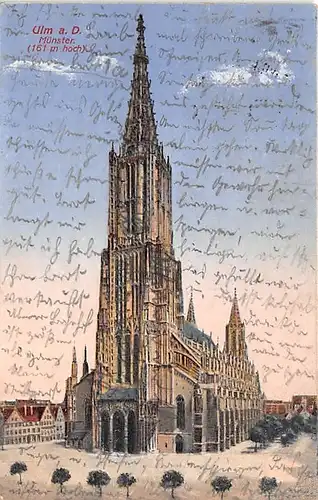 Ulm a.D. Münster feldpgl1916 142.830