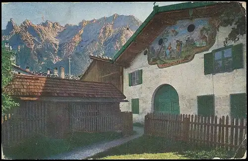 Mittenwald - Bemaltes Bauernhaus gl1923 138.026